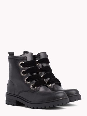 tommy jeans lace up boot