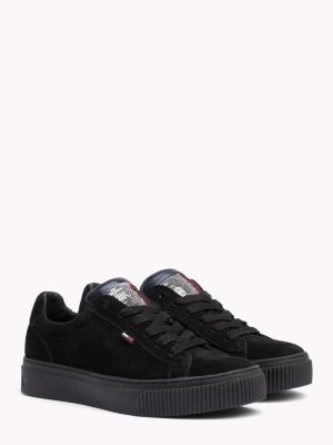 tommy jeans flag flatform trainers