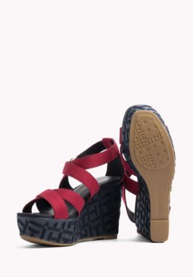 espadrille compensée tommy hilfiger