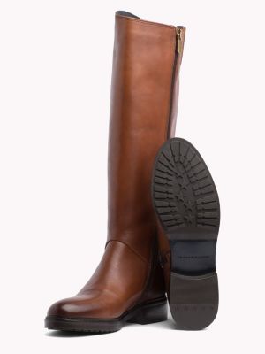 tommy hilfiger double detail long boot