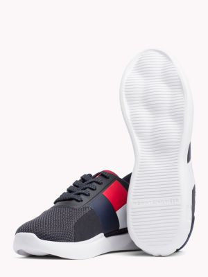 tommy hilfiger lightweight knit flag sneaker