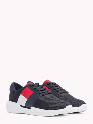 tommy hilfiger lightweight knit flag sneaker