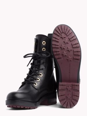 biker boots tommy hilfiger