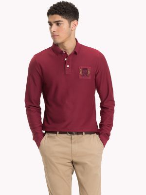 tommy hilfiger polo manga larga hombre