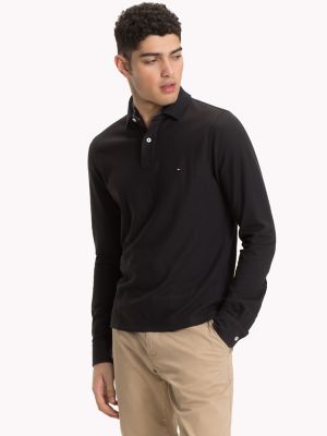 tommy hilfiger polo manga larga hombre