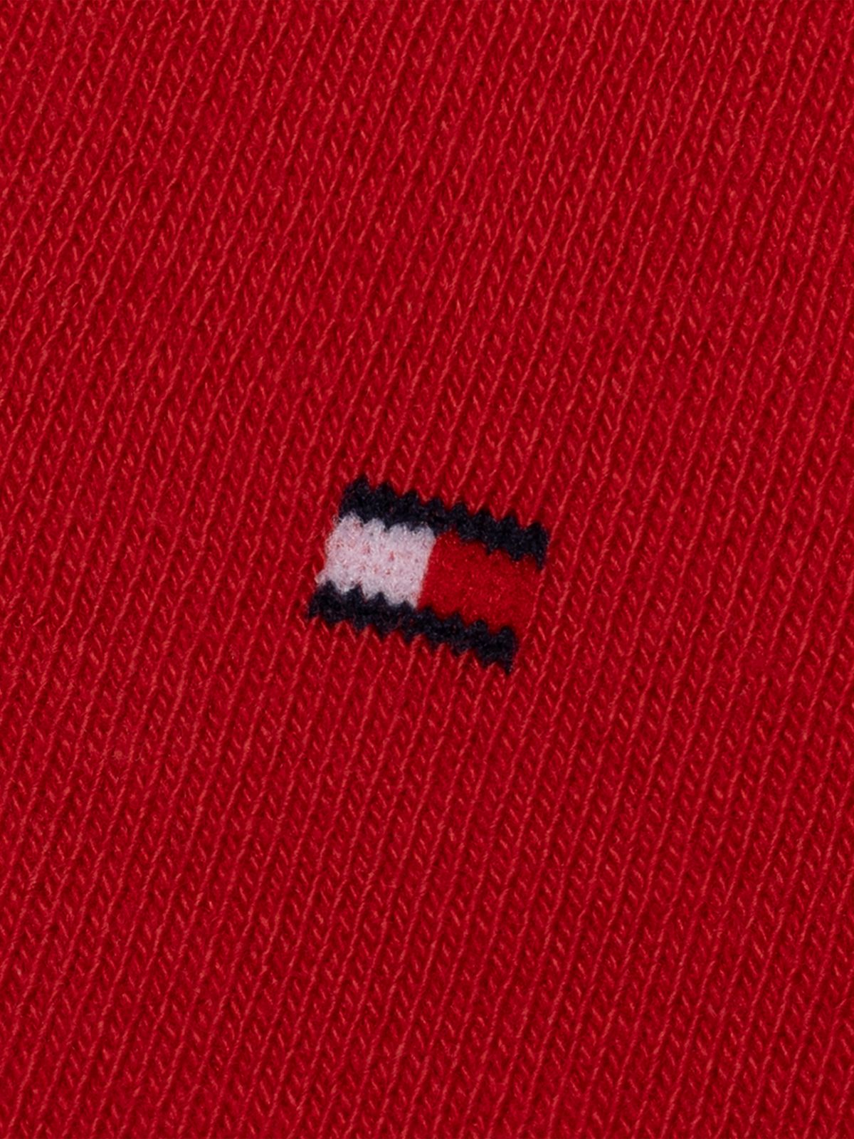 2-Pack Flag Embroidery Socks — Red
