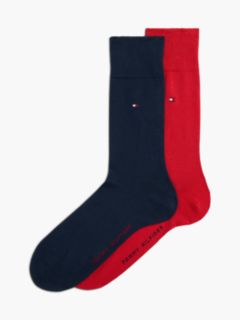 2-Pack Flag Embroidery Socks — Red 1