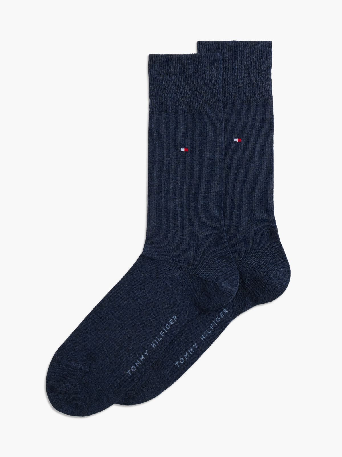2-Pack Flag Embroidery Socks — Blue