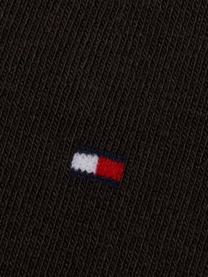 brown 2-pack classic flag embroidery socks for men tommy hilfiger