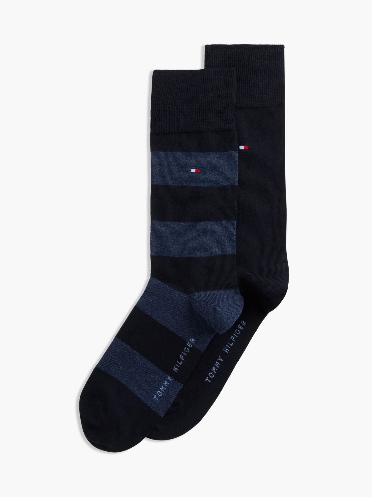 2-Pack Rugby Stripe Socks — Blue