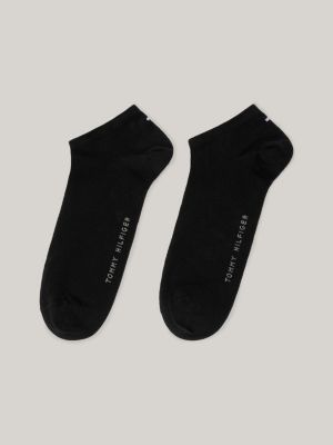 2er-Pack Sneakersocken mit Flag | Schwarz | Tommy Hilfiger