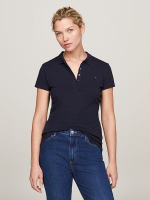 Tommy Hilfiger Heritage Short Sleeve Slim Fit Polo Shirt, Women's