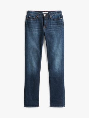 denim rome heritage straight fit jeans für damen - tommy hilfiger