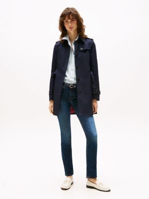 jean droit heritage délavé rome denim pour femmes tommy hilfiger