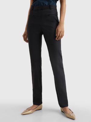 Heritage Slim Fit Trousers | BLACK 