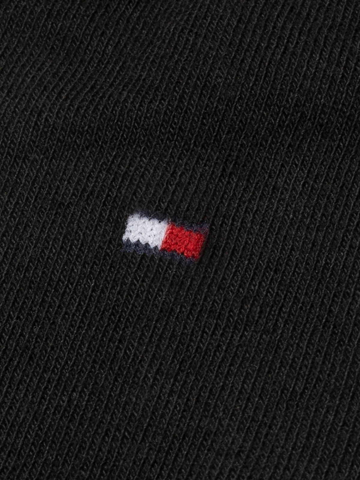 2-Pack Flag Embroidery Socks — Black