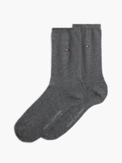 2-Pack Flag Embroidery Socks — Grey 1