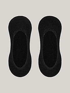black 2-pack women's ballerina socks for women tommy hilfiger