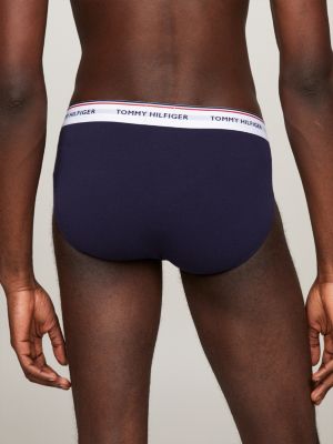 3-Pack Cotton Briefs, Blue