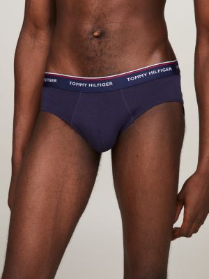 Tommy Hilfiger Men's Cotton Stretch Boxer Brief Multipack, Evening Blue,  Small at  Men's Clothing store