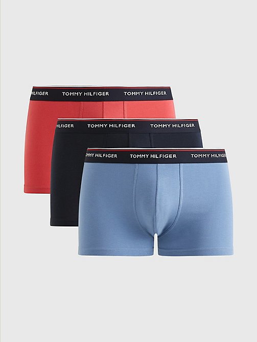 gold exclusive 3-pack organic cotton trunks for men tommy hilfiger