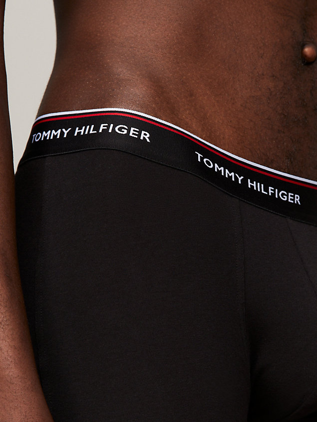 black set van 3 premium essential boxershorts voor heren - tommy hilfiger