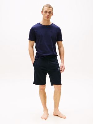 blue pure cotton t-shirt for men tommy hilfiger