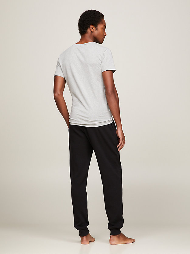 BLACK / GREY HEATHER BC05 / WHITE 3-Pack Premium Essential Stretch T-Shirts for men TOMMY HILFIGER