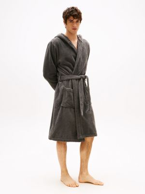 mens terry towelling bathrobe