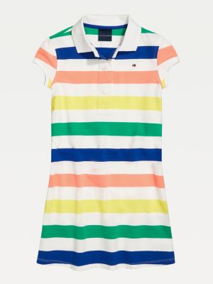 Adaptive Stripe Polo Dress | MULTI 