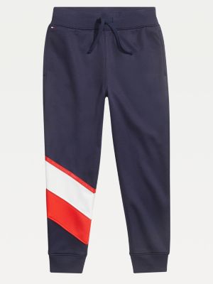 tommy hilfiger colour block track pants