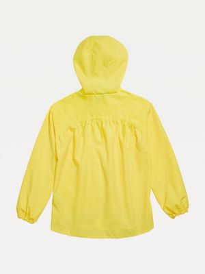 Adaptive Magnetic Closure Hooded Jacket Yellow Tommy Hilfiger