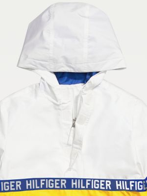 Adaptive Chaqueta Color Block Con Capucha Amarillo Tommy Hilfiger