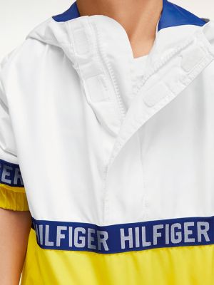 Adaptive Hooded Colour Blocked Jacket Yellow Tommy Hilfiger