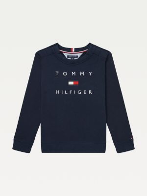 tommy logo jumper