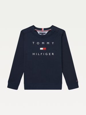 tommy jeans crew neck logo jumper