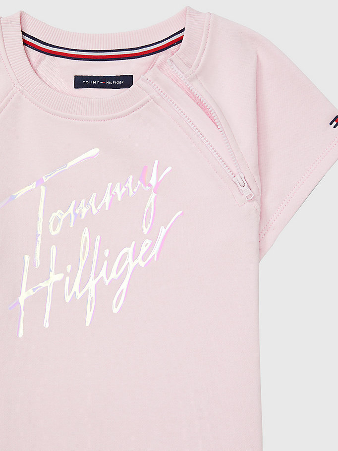Tommy Hilfiger Bambina Abbigliamento Vestiti Vestiti casual Abito T-shirt Adaptive con logo 