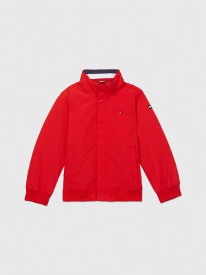 Red windbreaker hot sale tommy hilfiger