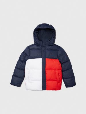 blue tommy hilfiger coat