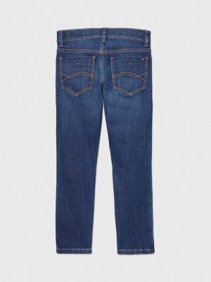 blue adaptive scanton slim jeans für jungen - tommy hilfiger