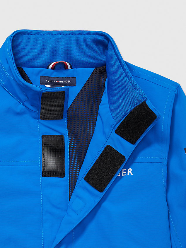 blue adaptive regatta jacket for boys tommy hilfiger
