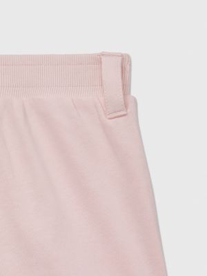 pink adaptive signature logo sweat shorts for girls tommy hilfiger