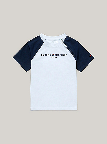 Varsity TH Crest Logo T-Shirt | White | Tommy Hilfiger