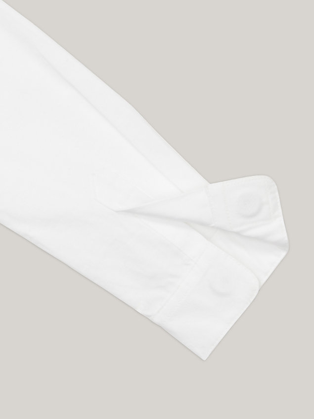 white adaptive oxford shirt for boys 