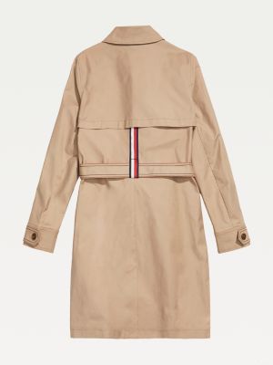 brown tommy hilfiger coat