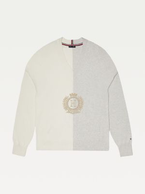 white tommy hilfiger jumper