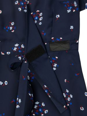Adaptive Wickelkleid Mit Blumen Print Blau Tommy Hilfiger 