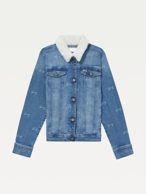 Adaptive Sherpa Trucker Jacket | BLUE | Tommy Hilfiger