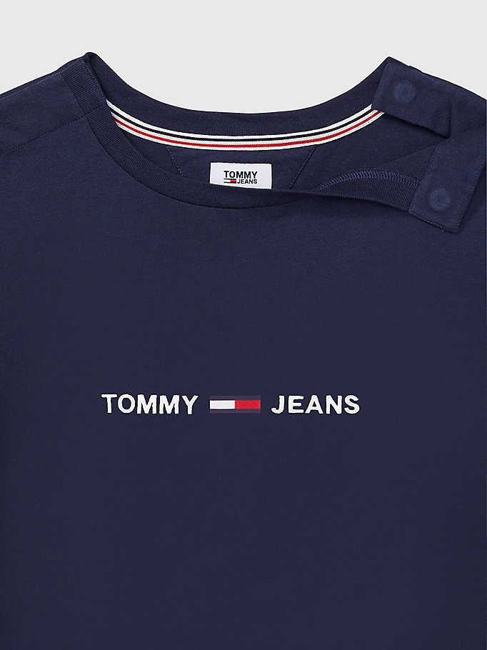 Abito T-shirt Adaptive con logo Tommy Hilfiger Bambina Abbigliamento Vestiti Vestiti casual 