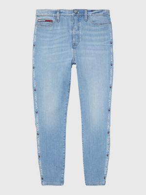 Vaqueros Adaptive ceñidos con talle y efecto | AZUL | Hilfiger